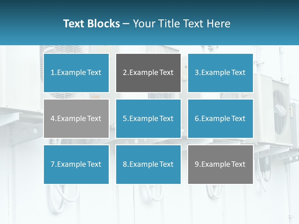 Equipment Unit Switch PowerPoint Template