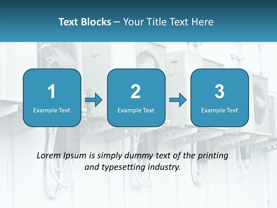 Equipment Unit Switch PowerPoint Template