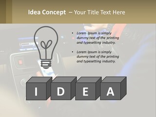 Conditioner House Equipment PowerPoint Template