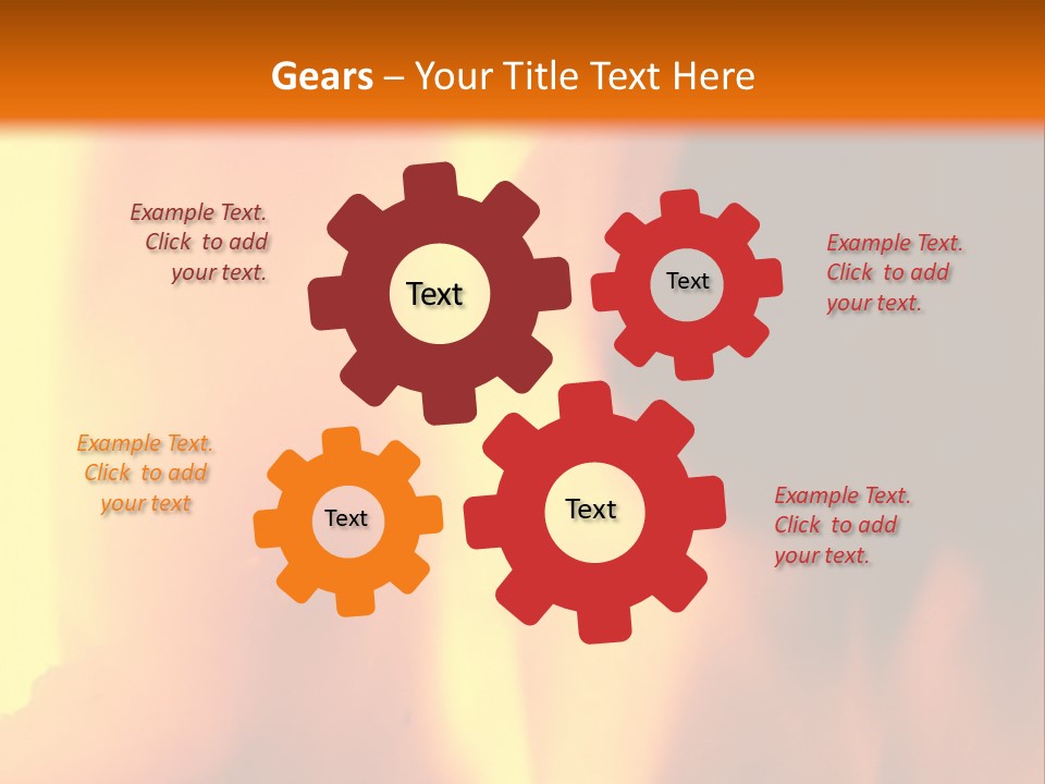 Technology Cool White PowerPoint Template