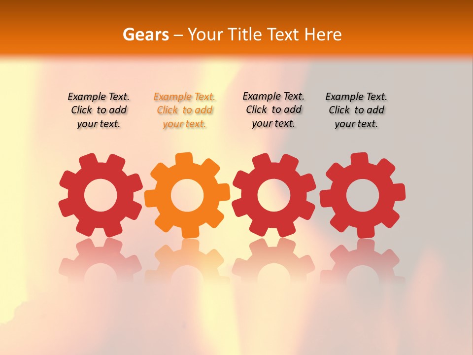 Technology Cool White PowerPoint Template