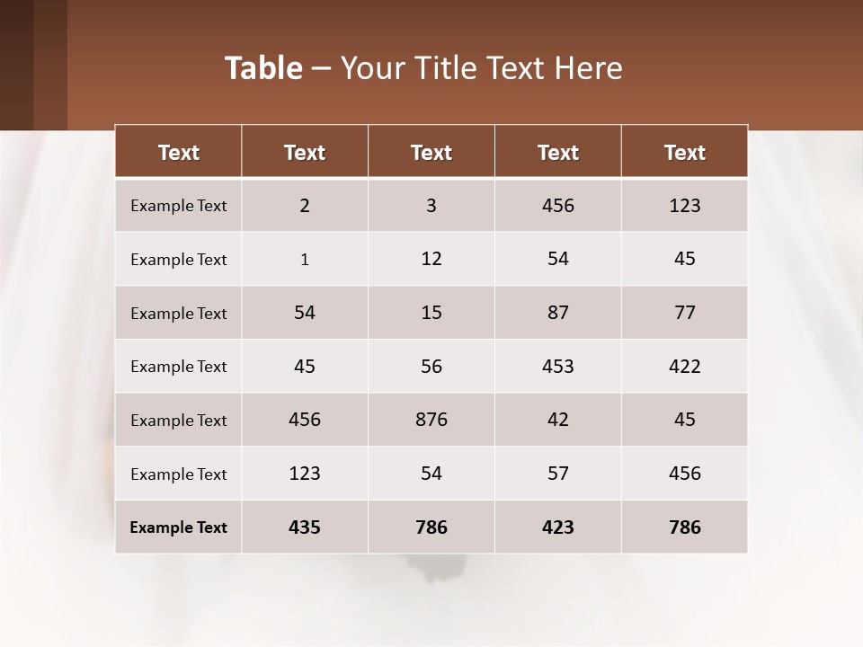 Power Cold Home PowerPoint Template