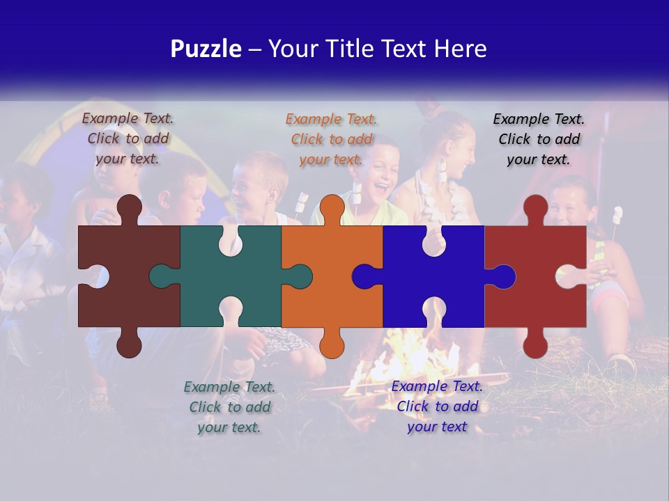 Home Cooling Cool PowerPoint Template