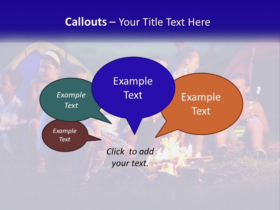 Home Cooling Cool PowerPoint Template