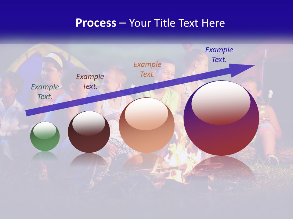 Home Cooling Cool PowerPoint Template