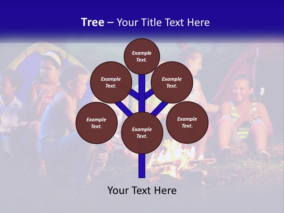 Home Cooling Cool PowerPoint Template