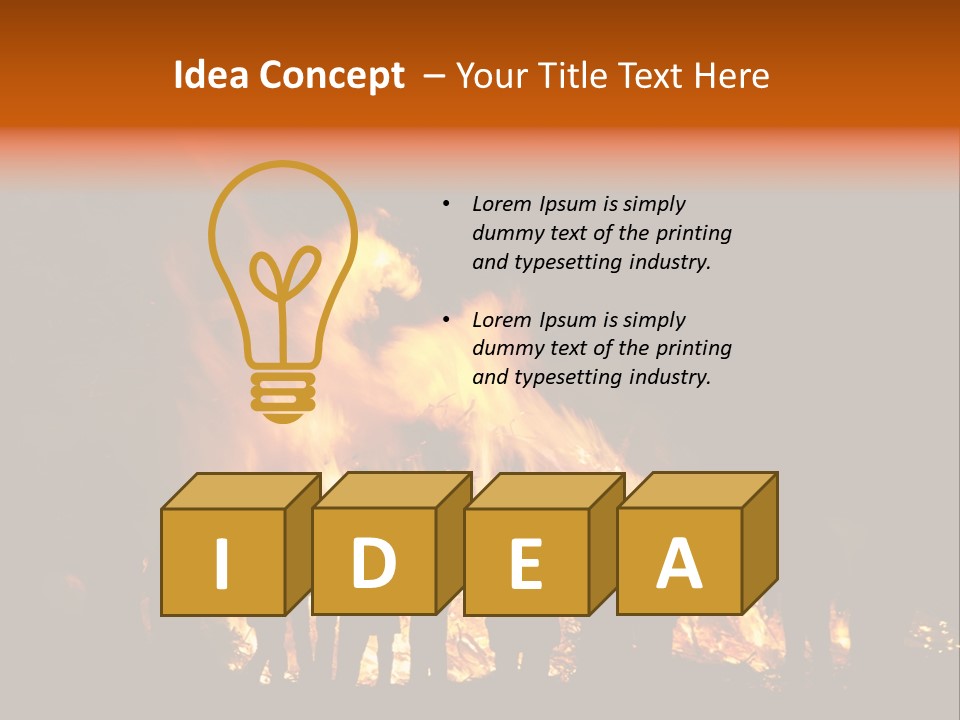 Power Switch Cooling PowerPoint Template