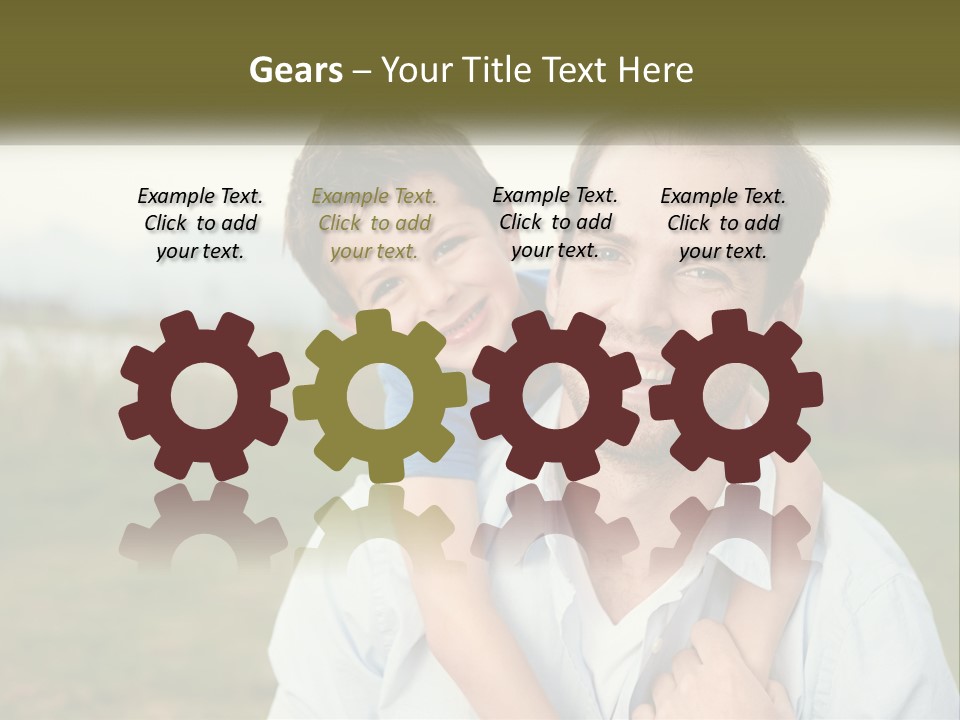 Energy Cool House PowerPoint Template