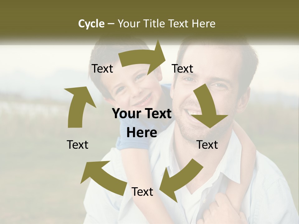 Energy Cool House PowerPoint Template