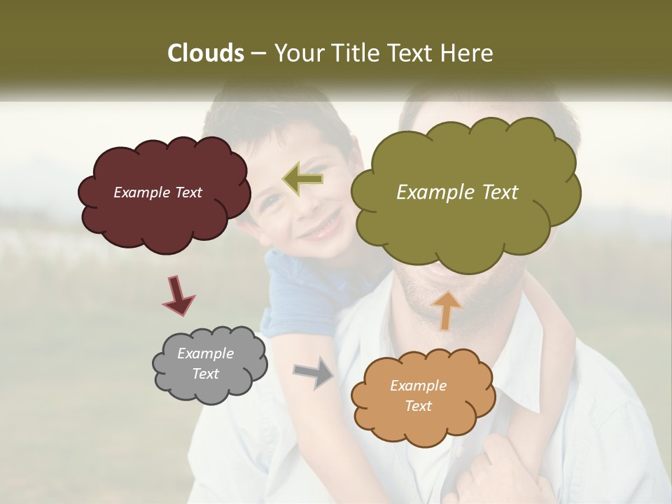 Energy Cool House PowerPoint Template