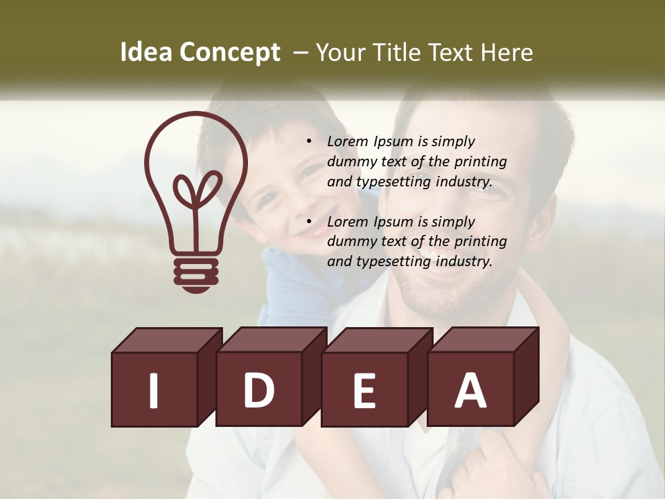 Energy Cool House PowerPoint Template