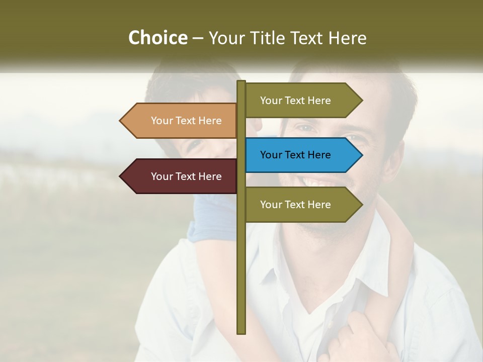 Energy Cool House PowerPoint Template