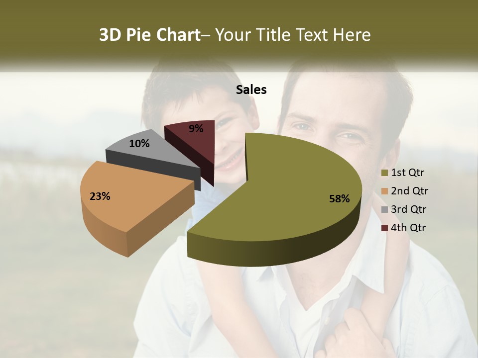 Energy Cool House PowerPoint Template