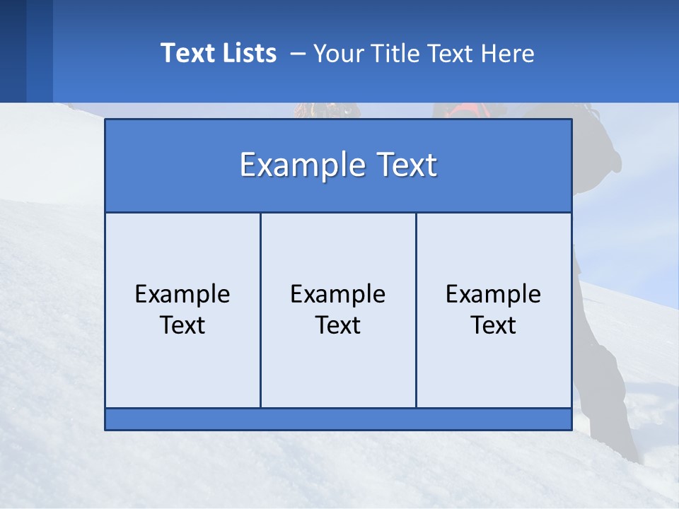 Cold Climate Cool PowerPoint Template
