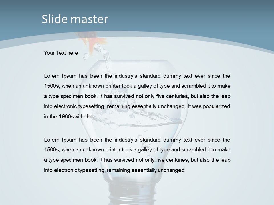 White Remote Air PowerPoint Template