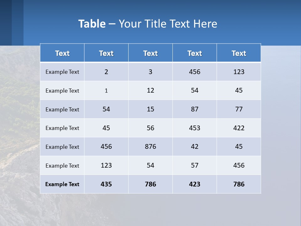 Cold Temperature System PowerPoint Template