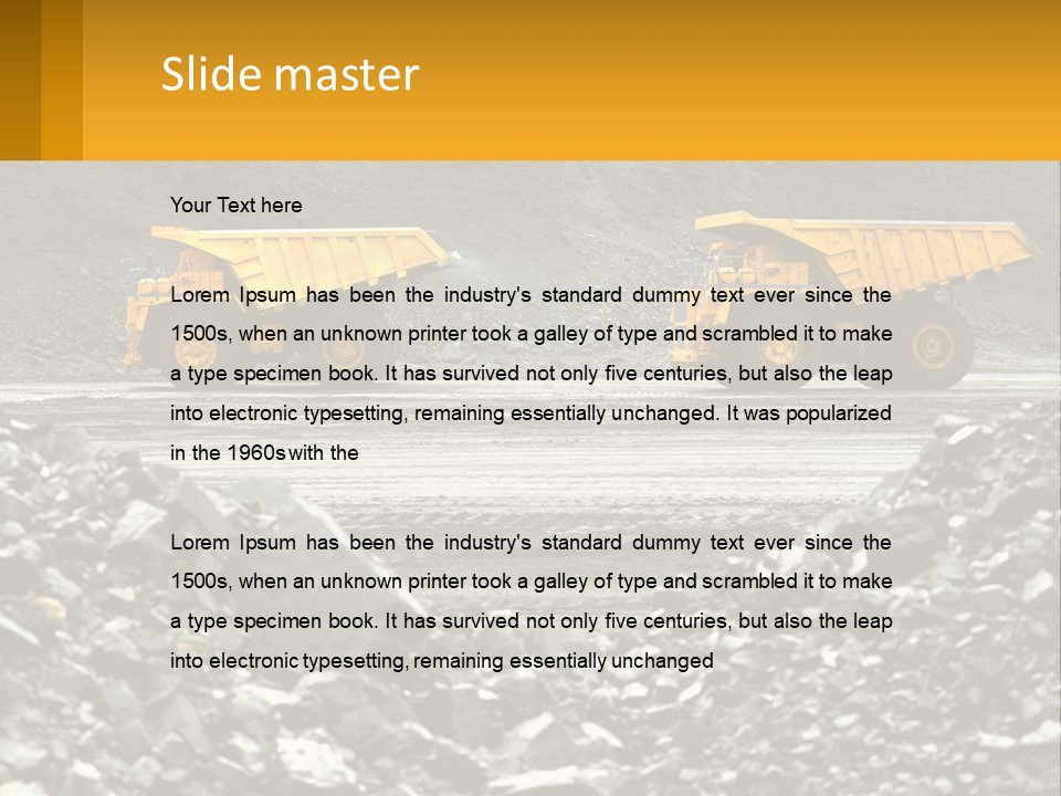 Electricity Industry Unit PowerPoint Template
