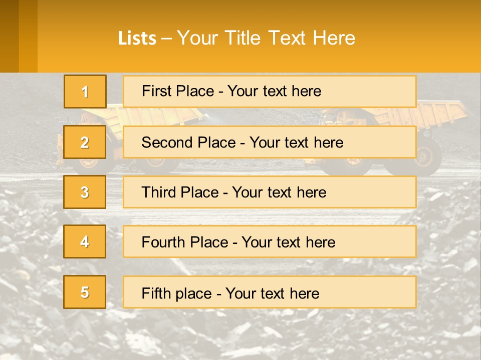 Electricity Industry Unit PowerPoint Template
