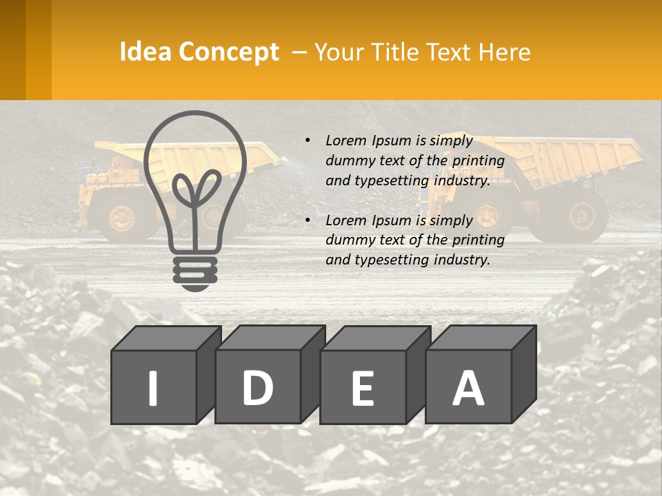 Electricity Industry Unit PowerPoint Template