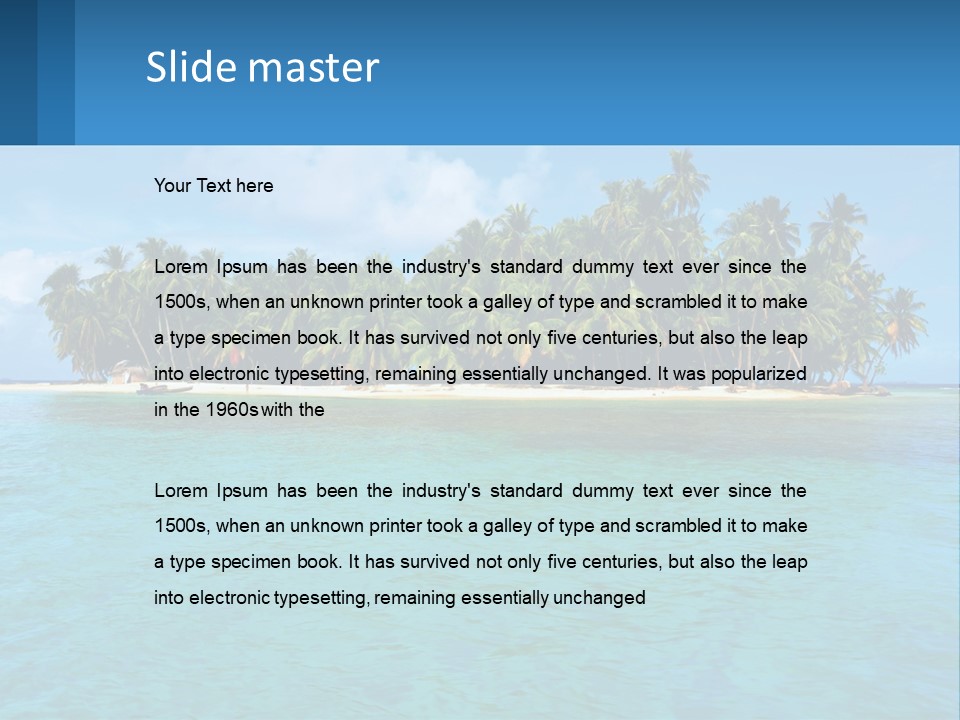 Cold Power Technology PowerPoint Template