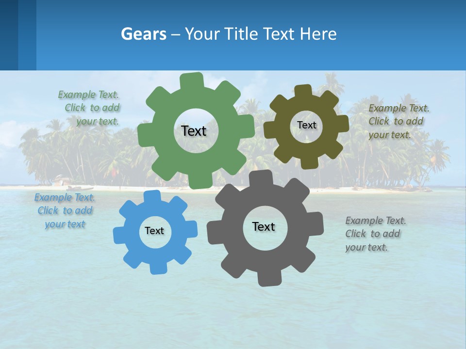 Cold Power Technology PowerPoint Template