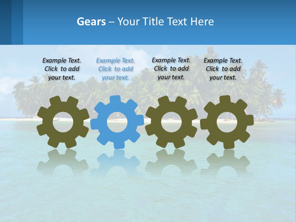 Cold Power Technology PowerPoint Template