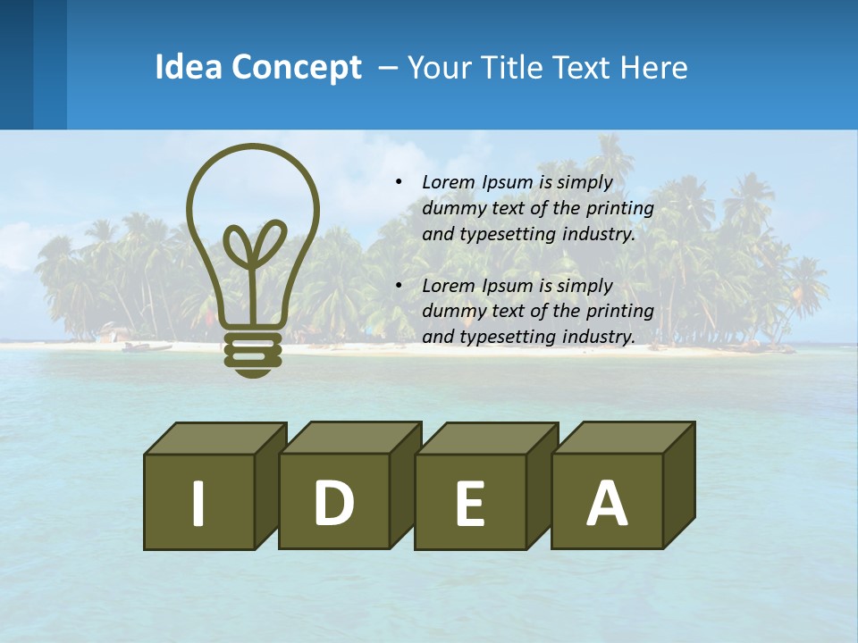 Cold Power Technology PowerPoint Template