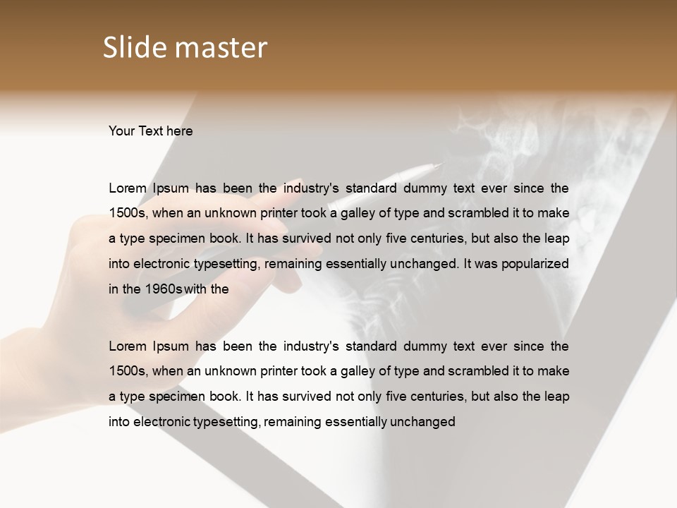 Supply Ventilation Technology PowerPoint Template