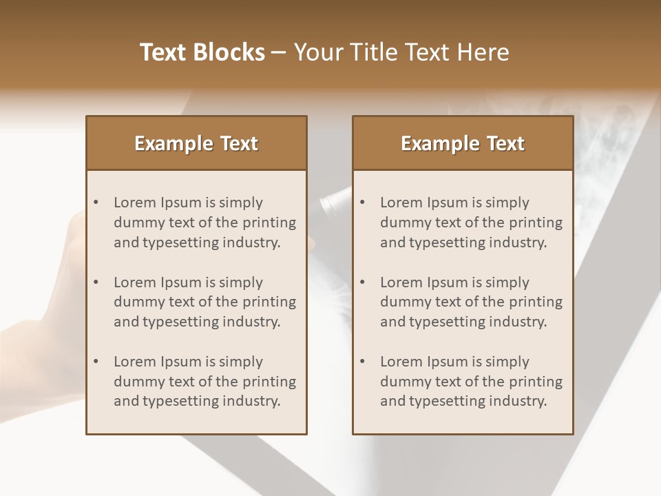 Supply Ventilation Technology PowerPoint Template