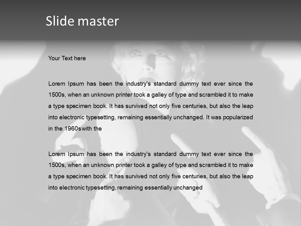 Equipment Technology White PowerPoint Template