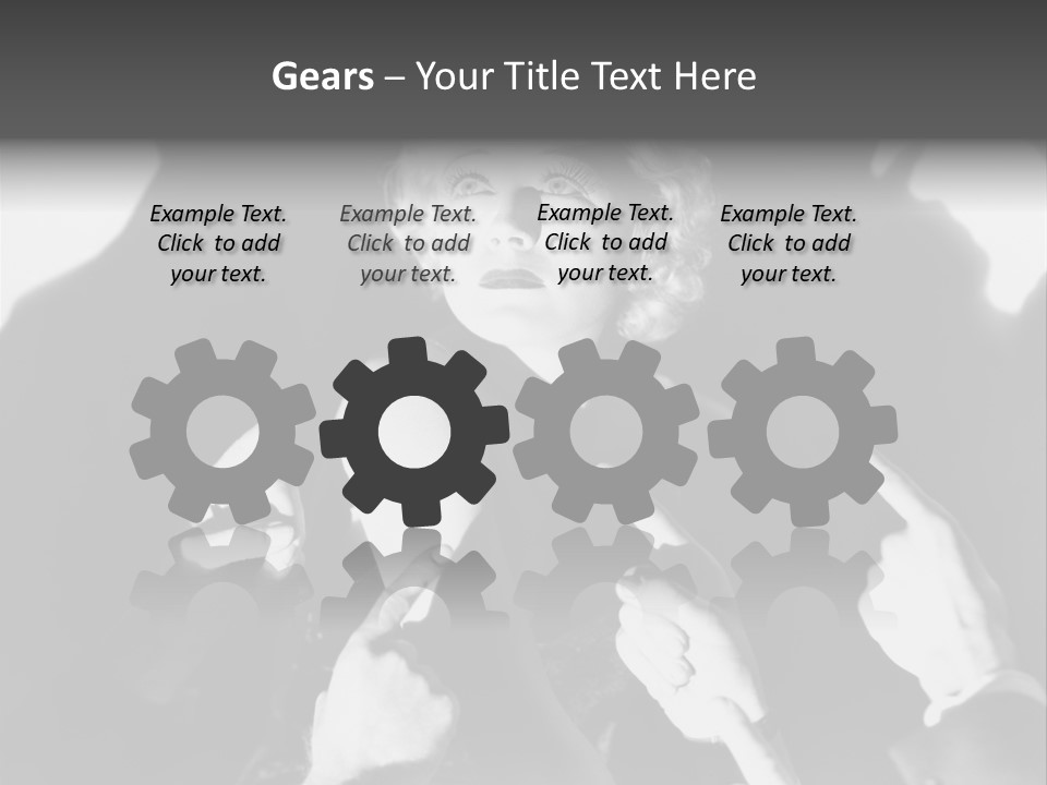 Equipment Technology White PowerPoint Template