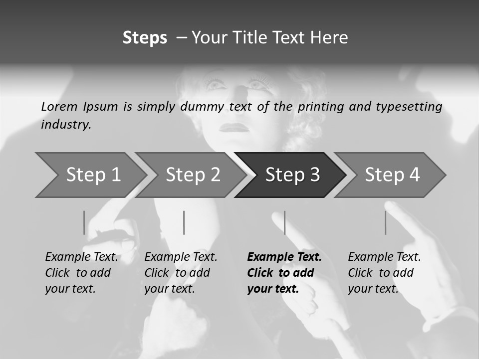 Equipment Technology White PowerPoint Template
