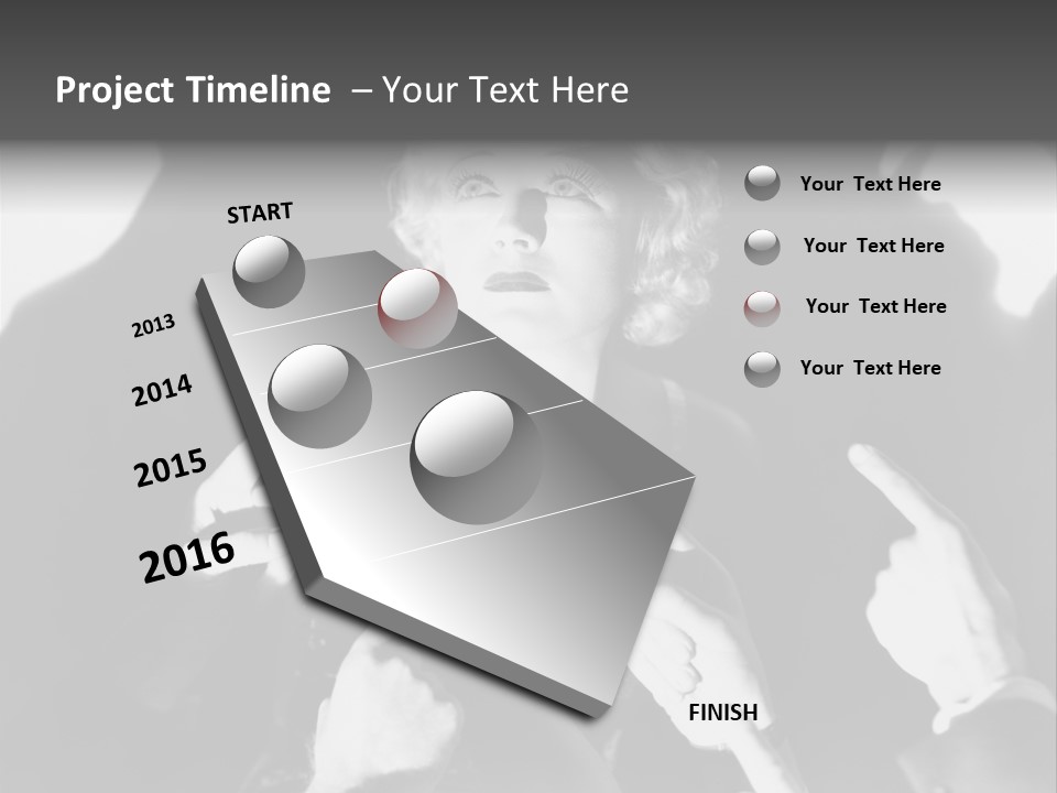 Equipment Technology White PowerPoint Template
