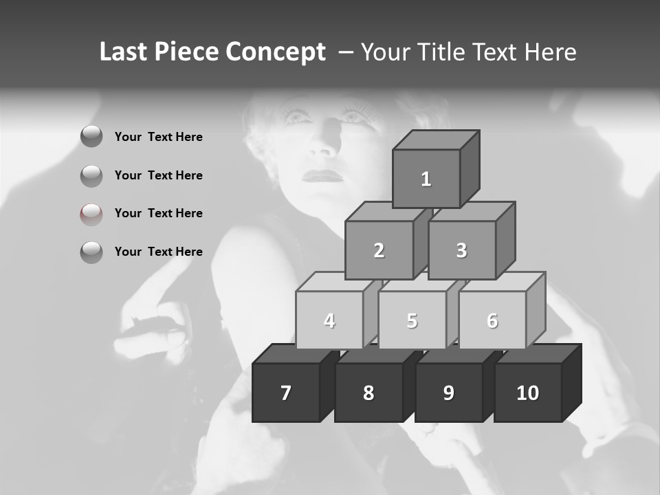 Equipment Technology White PowerPoint Template