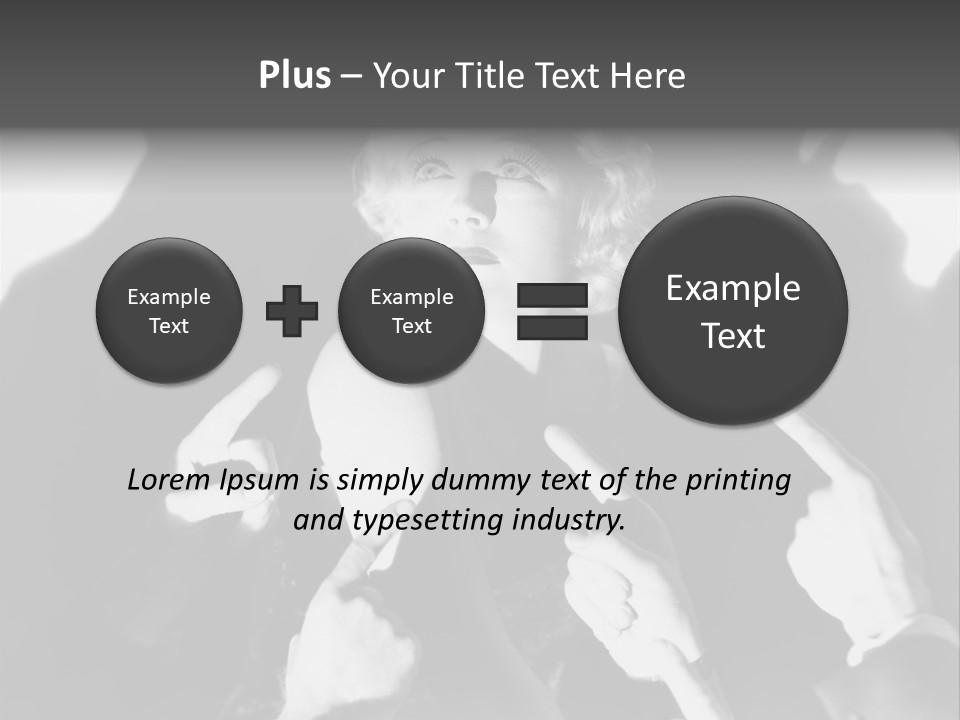 Equipment Technology White PowerPoint Template