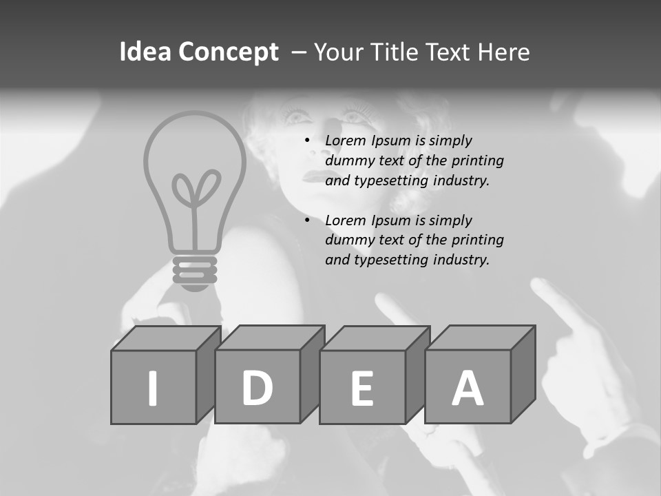 Equipment Technology White PowerPoint Template