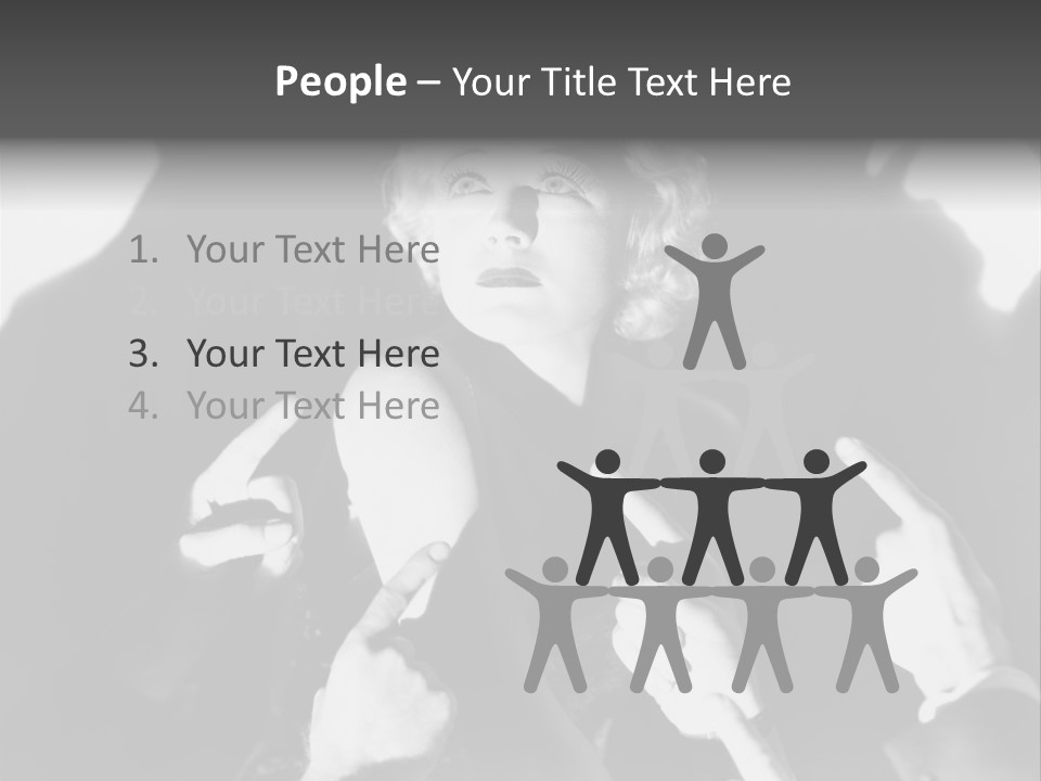 Equipment Technology White PowerPoint Template
