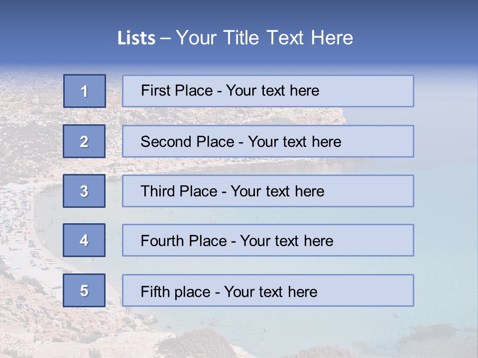 Power Cold White PowerPoint Template