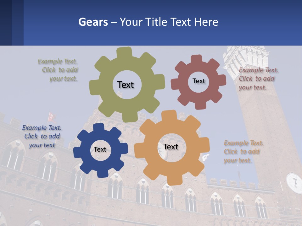 Technology Heat Supply PowerPoint Template