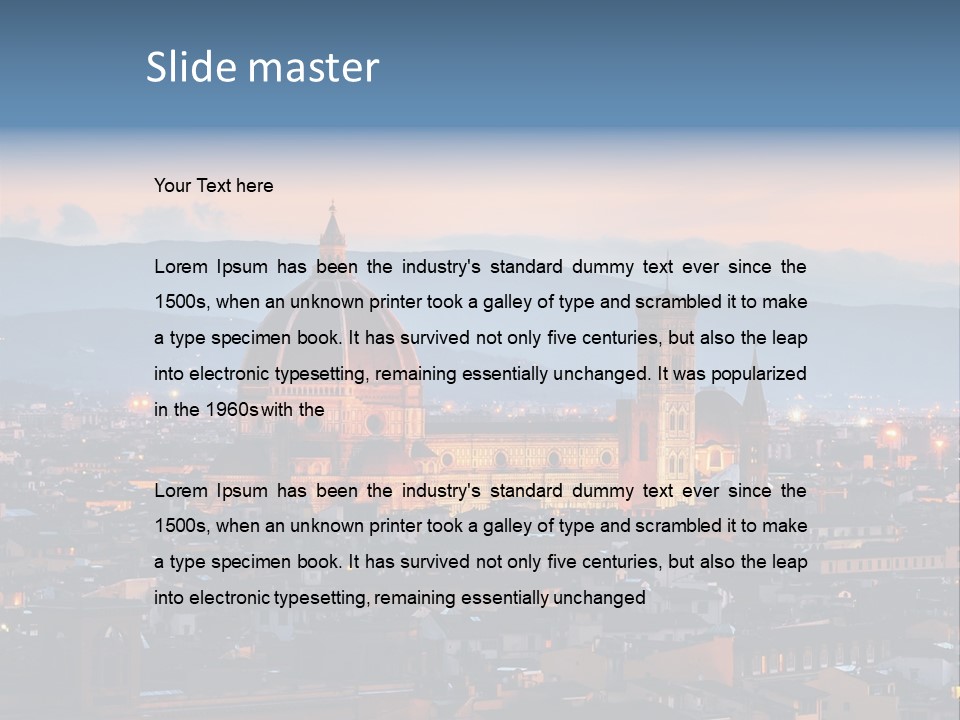 Electricity Conditioner Power PowerPoint Template