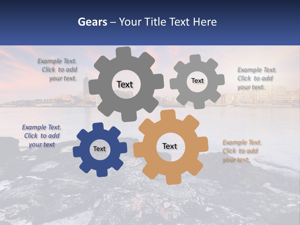 Energy Part Remote PowerPoint Template