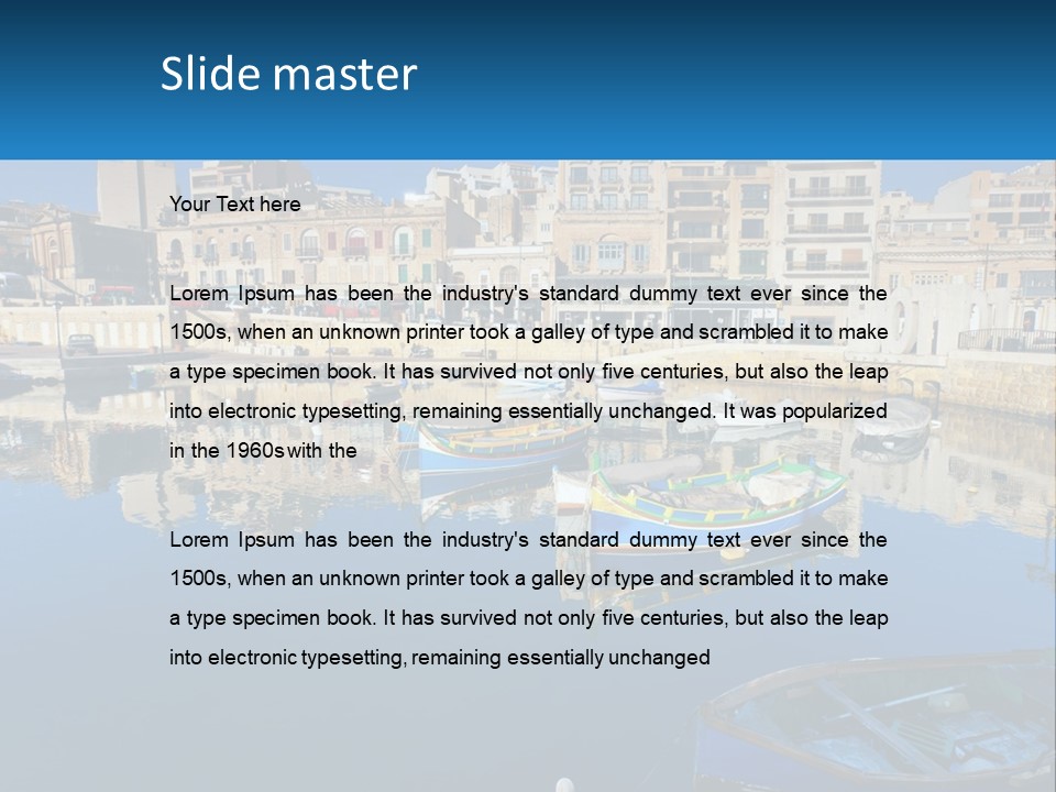 Supply Industry Conditioner PowerPoint Template