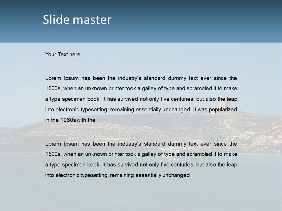 Electric Electricity Switch PowerPoint Template