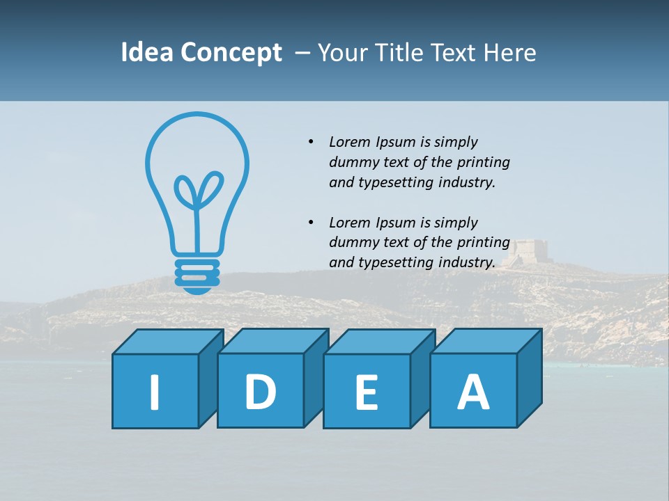 Electric Electricity Switch PowerPoint Template