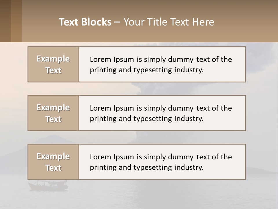 System House Equipment PowerPoint Template