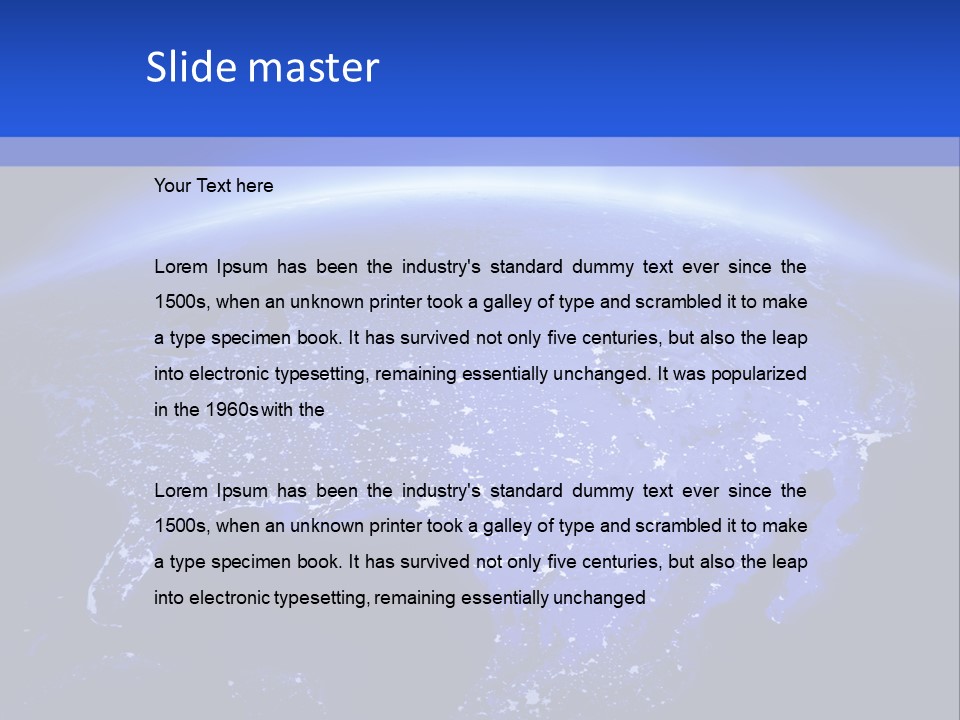 Electric Cold Temperature PowerPoint Template