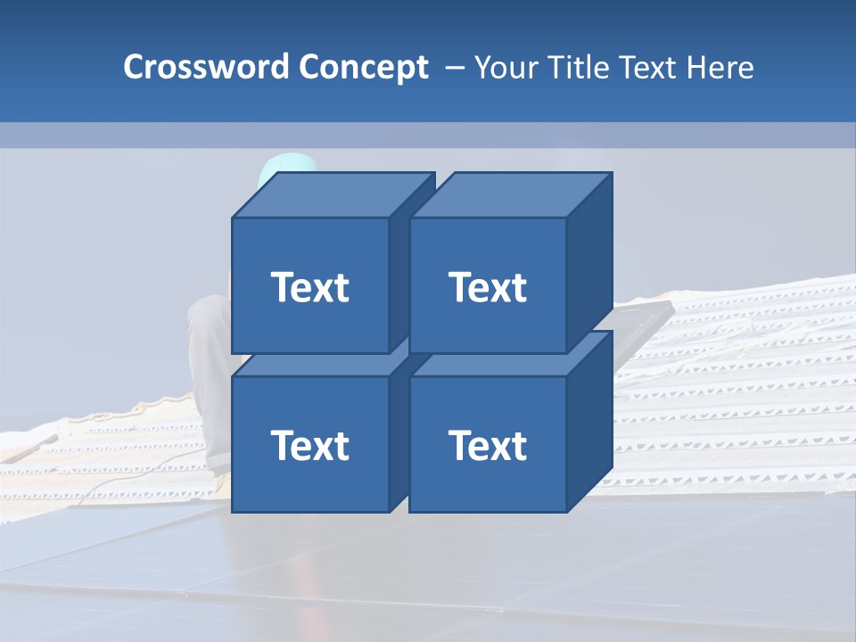 Home White Power PowerPoint Template