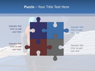 Home White Power PowerPoint Template