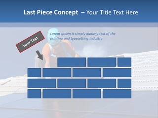 Home White Power PowerPoint Template
