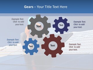 Home White Power PowerPoint Template
